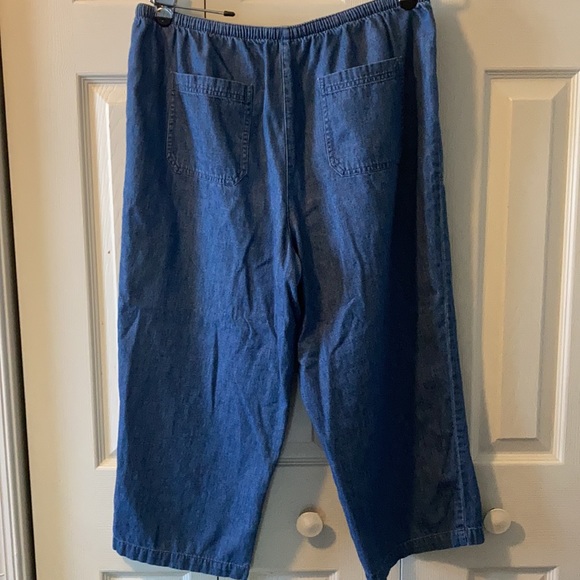 L.L. Bean Pants & Jumpsuits Ll Bean Elastic Waist Jeans Size L